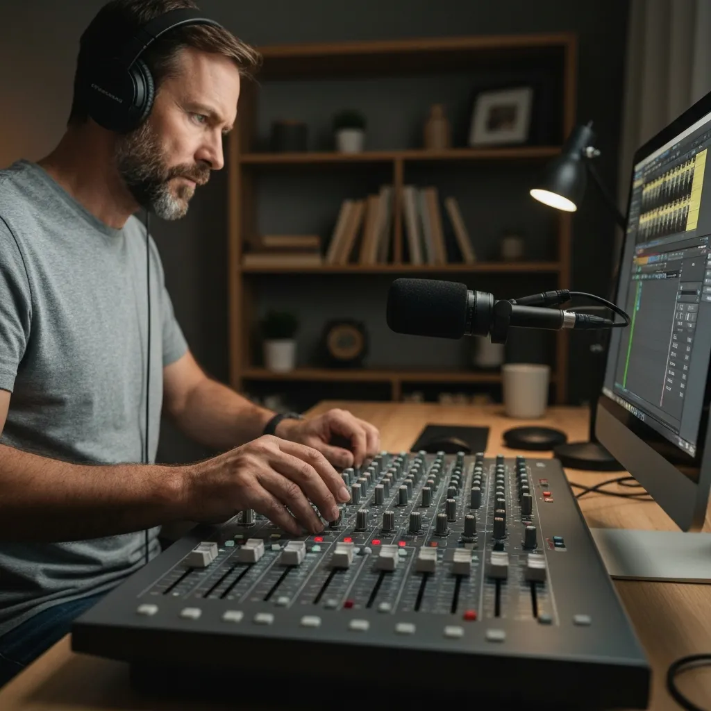 Interview podcast editing