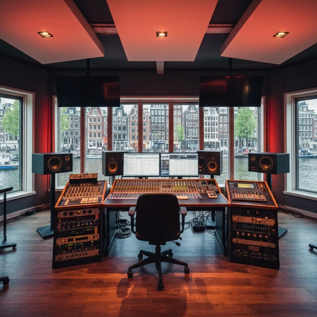 Audio productie studio in Amsterdam
